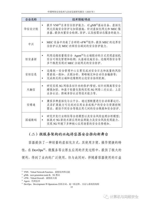 中國網(wǎng)絡安全技術與企業(yè)發(fā)展研究報告（2020年）——技術研究和試驗發(fā)展篇